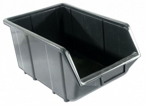 Zásobník plastový čierny, ECOBOX 155x240x125 mm - 0big