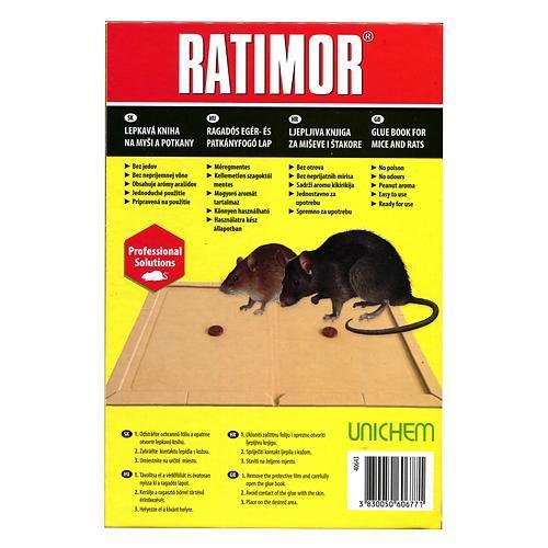 Doska RATIMOR® na myši a potkany, lepová - 0big