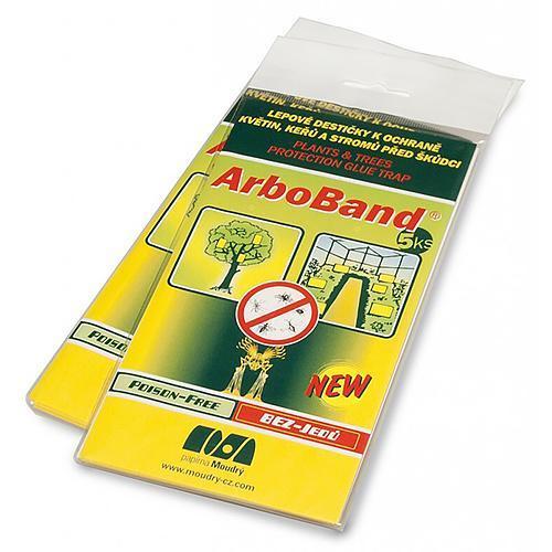 Doska ArboBand®, lepová na ochranu stromov pred škodcami, Poison-Free, bal. 5 ks (NAHRADA 090061) - 0big
