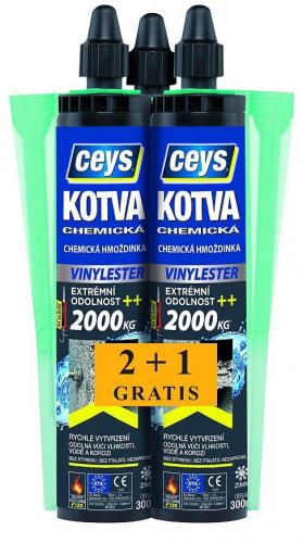 Kotva Ceys Chemická, Vinylester, 2+1 grátis - 0big