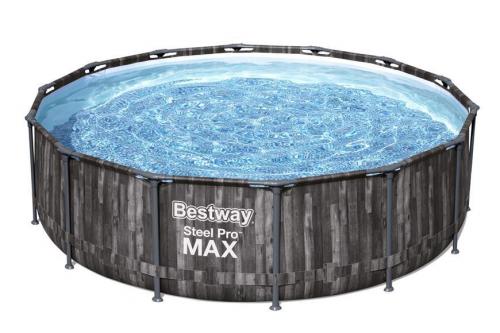 Bazén Bestway® Steel Pro MAX, 5614Z, filter, pumpa, rebrík, plachta, 4.27m x 1.07m - 0big