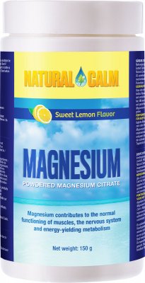 Magnezium NATURAL CALM citrát horčíka - sladký citrón 150g - 0big